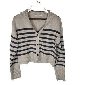 Harper Lane Wool & Cashmere Blend Striped Sweater Womens Medium